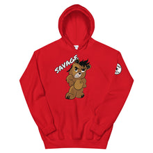 Load image into Gallery viewer, Savage Logo Bear Unisex Hoodie