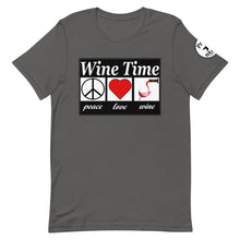 Load image into Gallery viewer, WIne time plw Short-Sleeve Unisex T-Shirt