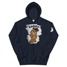 Load image into Gallery viewer, Not Sorry Logo Bear Unisex Hoodie