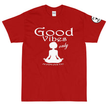 Load image into Gallery viewer, Good Vibes Only Yoga WL Short Sleeve T-Shirt