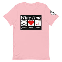 Load image into Gallery viewer, WIne time plw Short-Sleeve Unisex T-Shirt