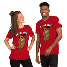 Load image into Gallery viewer, Back Off Logo Bear Short-Sleeve Unisex T-Shirt
