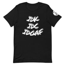 Load image into Gallery viewer, IDK IDC IDGAF Short-Sleeve Unisex T-Shirt