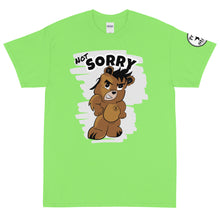 Load image into Gallery viewer, Not Sorry Logo Bear Short Sleeve T-Shirt