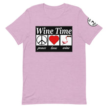 Load image into Gallery viewer, WIne time plw Short-Sleeve Unisex T-Shirt