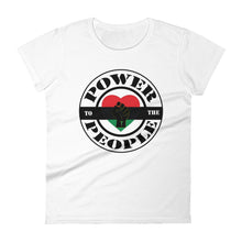 Load image into Gallery viewer, Women's Power to the people short sleeve t-shirt