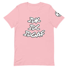 Load image into Gallery viewer, IDK IDC IDGAF Short-Sleeve Unisex T-Shirt