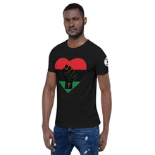 Load image into Gallery viewer, Black Heart Fist Short-Sleeve Unisex T-Shirt