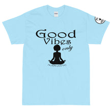 Load image into Gallery viewer, Good Vibes only yoga BL Short Sleeve T-Shirt