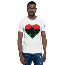 Load image into Gallery viewer, Black Heart Fist Short-Sleeve Unisex T-Shirt