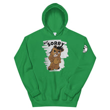 Load image into Gallery viewer, Not Sorry Logo Bear Unisex Hoodie