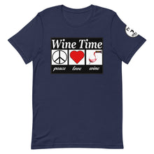 Load image into Gallery viewer, WIne time plw Short-Sleeve Unisex T-Shirt