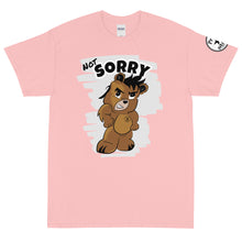 Load image into Gallery viewer, Not Sorry Logo Bear Short Sleeve T-Shirt