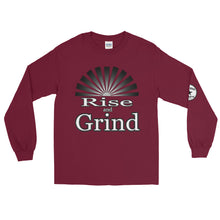 Load image into Gallery viewer, Rise and Grind Men’s Long Sleeve Shirt