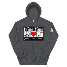 Load image into Gallery viewer, WIne time plw Unisex Hoodie
