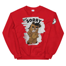 Load image into Gallery viewer, Not Sorry Logo Bear Unisex Sweatshirt