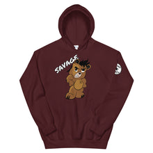 Load image into Gallery viewer, Savage Logo Bear Unisex Hoodie