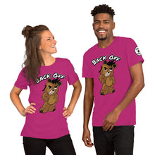 Load image into Gallery viewer, Back Off Logo Bear Short-Sleeve Unisex T-Shirt