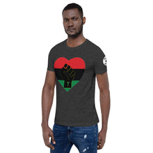 Load image into Gallery viewer, Black Heart Fist Short-Sleeve Unisex T-Shirt