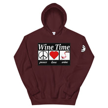 Load image into Gallery viewer, WIne time plw Unisex Hoodie