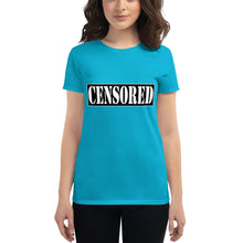 Load image into Gallery viewer, Censored Women's short sleeve t-shirt