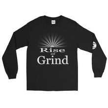 Load image into Gallery viewer, Rise and Grind Men’s Long Sleeve Shirt