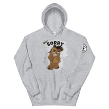 Load image into Gallery viewer, Not Sorry Logo Bear Unisex Hoodie