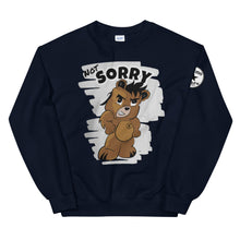 Load image into Gallery viewer, Not Sorry Logo Bear Unisex Sweatshirt