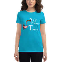 Load image into Gallery viewer, Women's Wine Time WL short sleeve t-shirt