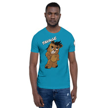 Load image into Gallery viewer, Savage logo bear Short-Sleeve Unisex T-Shirt
