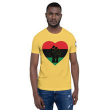 Load image into Gallery viewer, Black Heart Fist Short-Sleeve Unisex T-Shirt