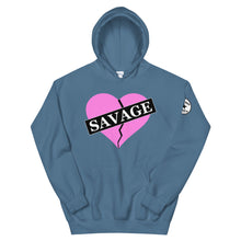 Load image into Gallery viewer, Broken Heart Savage Pink Unisex Hoodie