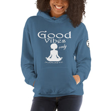 Load image into Gallery viewer, Good Vibes only yoga WL Unisex Hoodie