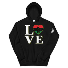Load image into Gallery viewer, LOVE black fist heart Unisex Hoodie
