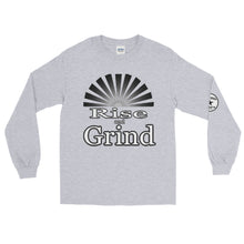 Load image into Gallery viewer, Rise and Grind Men’s Long Sleeve Shirt