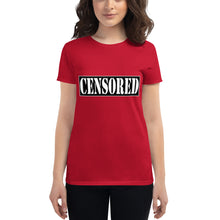 Load image into Gallery viewer, Censored Women's short sleeve t-shirt