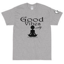 Load image into Gallery viewer, Good Vibes only yoga BL Short Sleeve T-Shirt