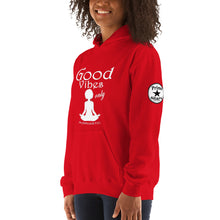 Load image into Gallery viewer, Good Vibes only yoga WL Unisex Hoodie