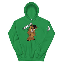 Load image into Gallery viewer, Savage Logo Bear Unisex Hoodie