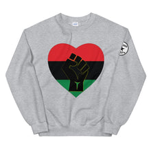 Load image into Gallery viewer, Black heart fist Unisex Sweatshirt
