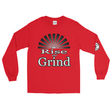 Load image into Gallery viewer, Rise and Grind Men’s Long Sleeve Shirt