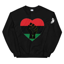 Load image into Gallery viewer, Black heart fist Unisex Sweatshirt