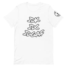 Load image into Gallery viewer, IDK IDC IDGAF Short-Sleeve Unisex T-Shirt