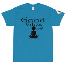 Load image into Gallery viewer, Good Vibes only yoga BL Short Sleeve T-Shirt