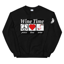 Load image into Gallery viewer, WIne time plw Unisex Sweatshirt