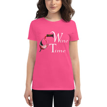 Load image into Gallery viewer, Women's Wine Time WL short sleeve t-shirt
