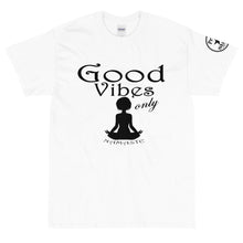 Load image into Gallery viewer, Good Vibes only yoga BL Short Sleeve T-Shirt