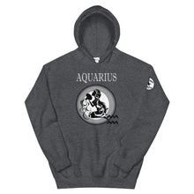 Load image into Gallery viewer, Aquarius w Unisex Hoodie