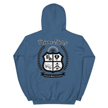 Load image into Gallery viewer, Primo Stars clothing company front/ crest back bl Unisex Hoodie