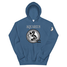 Load image into Gallery viewer, Aquarius w Unisex Hoodie